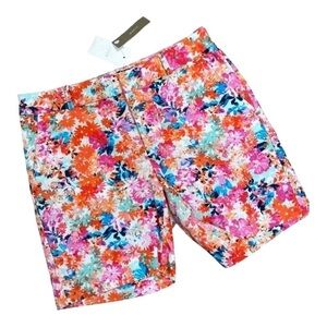 J. Crew Brushstroke Marigold 6” Floral Shorts Size 00 Women